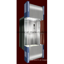 Quadrado forma panorâmica elevador com 3 lados vidro (jq-a034)